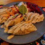 Pierogi z biała kiełbasą